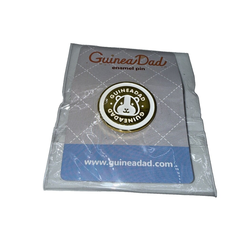 GuineaDad Enamel Pin Badge Cute Guinea Pig Animal Lapel Hat Backpack Pin
